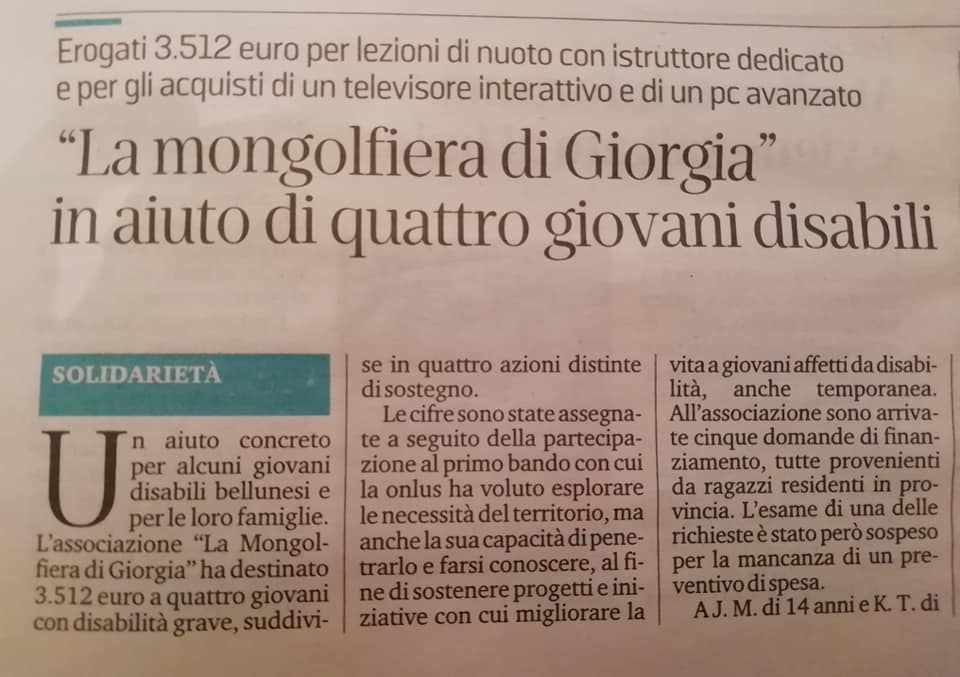 corriere delle alpi parte prima 07 01 2019